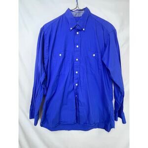Gitman Bros. Blue Button Down Preppy Lightweight Shirt - Men's Size Large